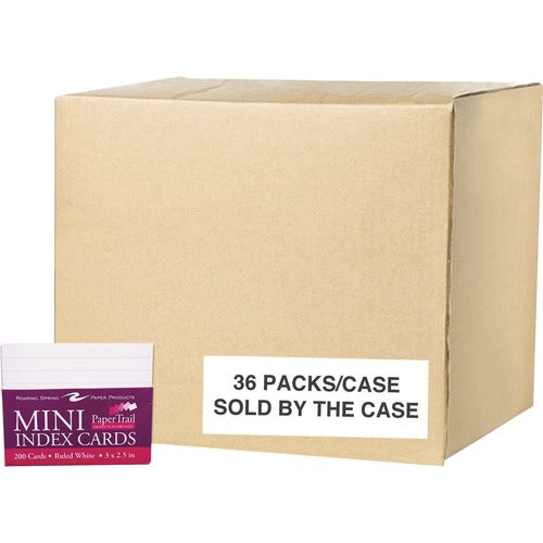 Roaring Spring ROA28041CS PaperTrail Ruled Index Cards