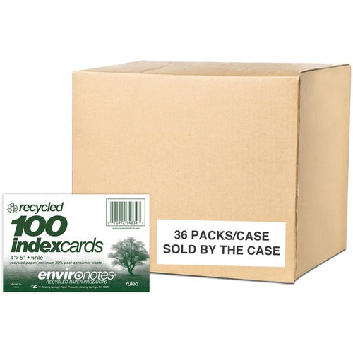 Roaring Spring ROA74834CS EnviroNotes Index Cards