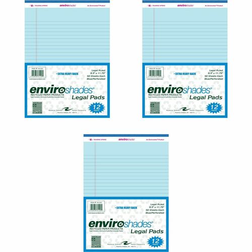 Roaring Spring ROA74120CS EnviroShades Colored Legal Pad
