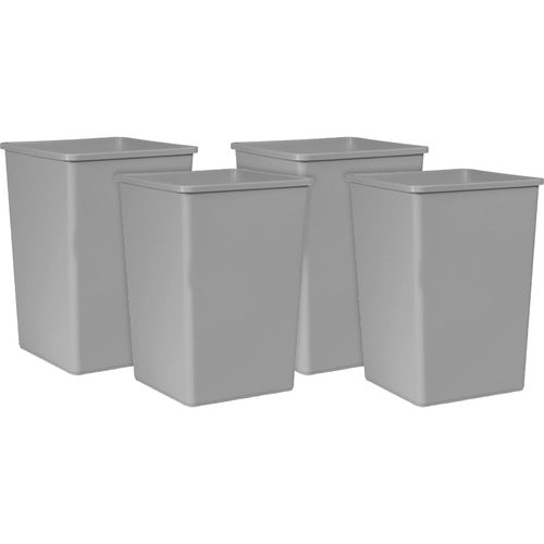 Rubbermaid Commercial RCP3958GYCT Untouchable 35-gallon Container