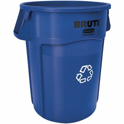Rubbermaid Commercial RCP264307BLUCT Brute 44-Gallon Vented Recycling Containers