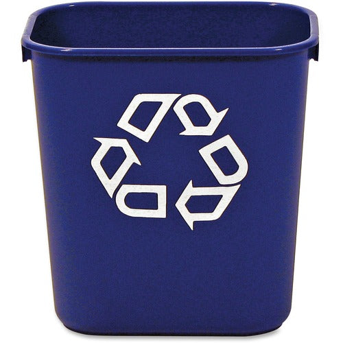 Rubbermaid Commercial RCP295573BECT 13 QT Standard Deskside Recycling Wastebaskets