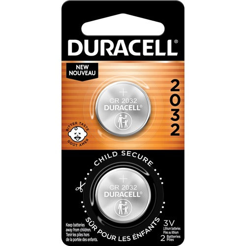 Duracell DURDL2032B2CT 2032 Lithium Button Cell Battery 2-Packs