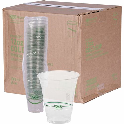 Eco-Products ECOEPCC12GSACT 12 oz GreenStripe Cold Cups