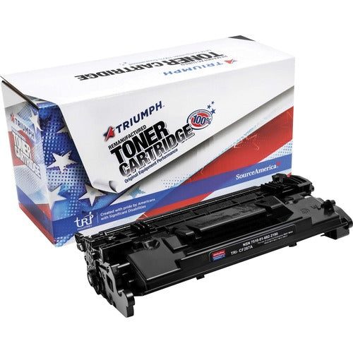 SKILCRAFT® NSN6822180 SKILCRAFT Remanufactured Laser Toner Cartridge 87A, 87X - Black - 1 Each