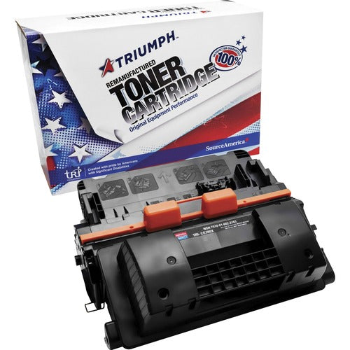 SKILCRAFT® NSN6822183 SKILCRAFT Remanufactured High Yield Laser Toner Cartridge 90A, 90X - Black - 1 Each
