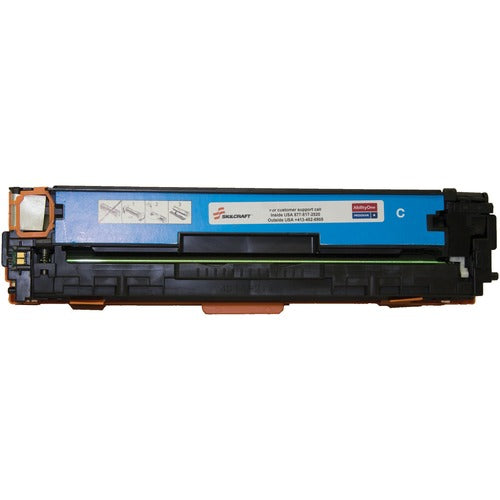 SKILCRAFT® NSN6731902 SKILCRAFT Remanufactured Laser Toner Cartridge 504A, 504X (CE251A) - Cyan - 1 Each