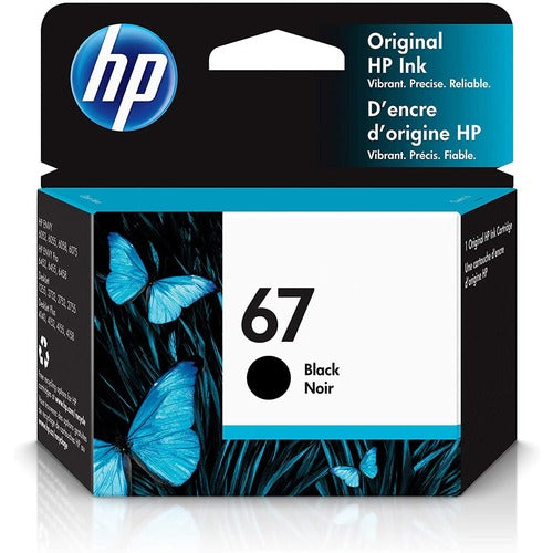 HP HEW3YM56AN 67 Original Standard Yield Inkjet Ink Cartridge - Black - 1 Each