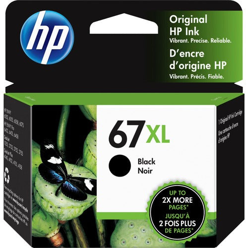 HP HEW3YM57AN 67XL Original High Yield Inkjet Ink Cartridge - Black - 1 Each