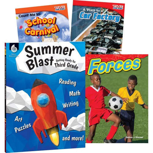 Shell Education SHL51673 Learn-At-Home Grade 3 Summer STEM Set Printed Book by Wendy Conklin, Debra J. Housel