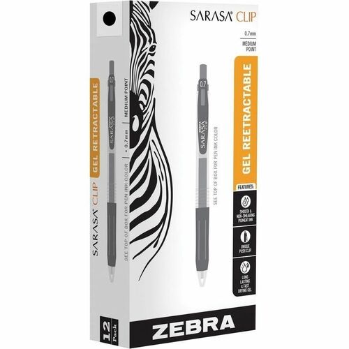 Zebra Pen ZEB48710 SARASA Clip Retractable Gel Pen