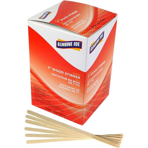 Genuine Joe GJO03168 Wooden Stirrers