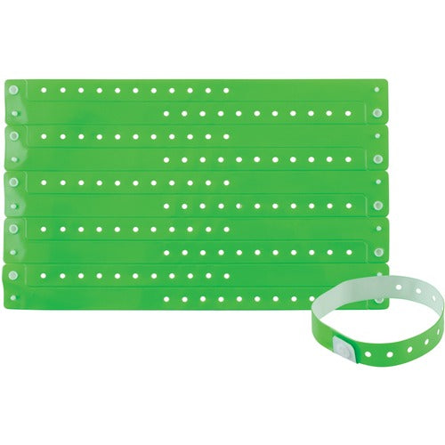 Advantus AVT97763 Colored Vinyl Wristbands