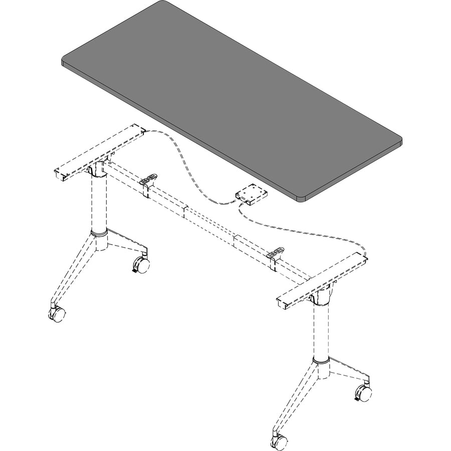 Lorell LLR62596 Training Tabletop
