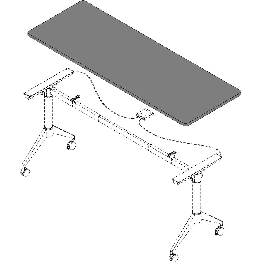 Lorell LLR62597 Training Tabletop