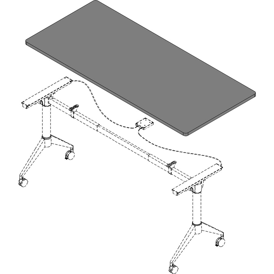 Lorell LLR62559 Training Tabletop