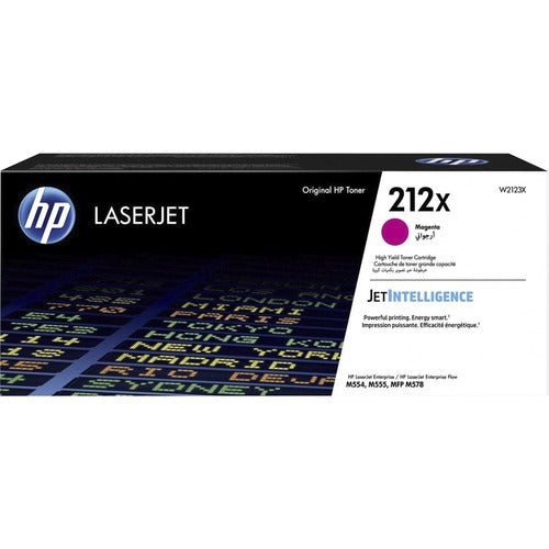 HP HEWW2123X 212X Original High Yield Laser Toner Cartridge - Magenta - 1 Each