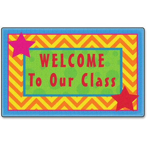 Flagship Carpets FCICE33208W Silly Welcome Mat Seating Rug