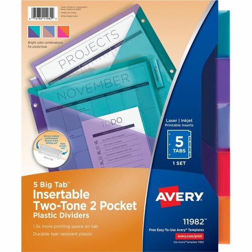 Avery® AVE11982 Avery® Big Tab Tab Divider