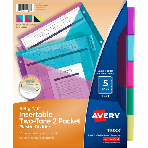 Avery® AVE11988 Avery® Big Tab Tab Divider