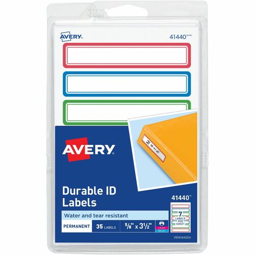 Avery® AVE41440 Avery® Kids Gear Durable Labels