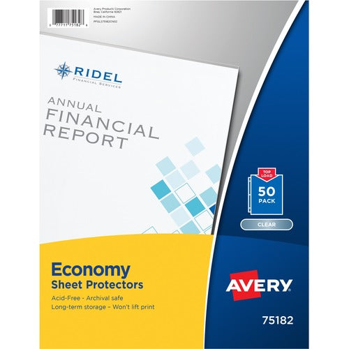 Avery® AVE75182 Avery® Economy Clear Sheet Protectors