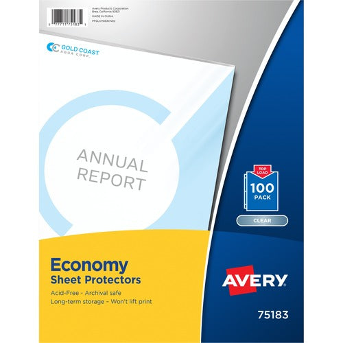 Avery® AVE75183 Avery® Economy Clear Sheet Protectors