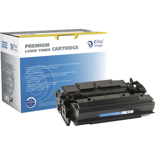 Elite Image ELI03434 Remanufactured Laser Toner Cartridge 87X - Black - 1 Each