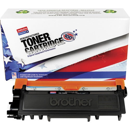 SKILCRAFT® NSN6914480 Remanufactured High Yield Laser Toner Cartridge TN660 - Black - 1 Each