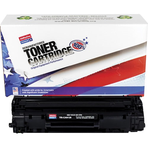 SKILCRAFT® NSN6915765 Remanufactured Laser Toner Cartridge 128 - Black - 1 Each