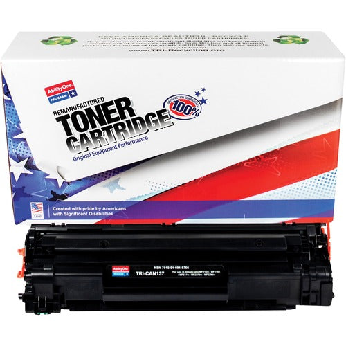 SKILCRAFT® NSN6915766 TRIUMPH Remanufactured Laser Toner Cartridge 137 - Black - 1 Each