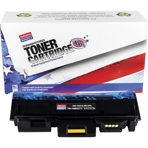 SKILCRAFT® NSN6915762 Remanufactured Laser Toner Cartridge 106R02777 - Black - 1 Each