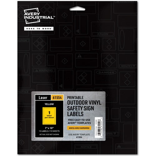 Avery® AVE61554 Avery® Adhesive Printable Vinyl Signs