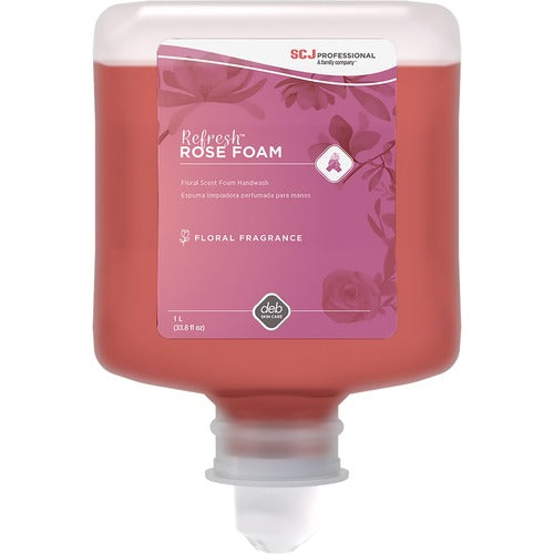 SC Johnson SJNRFW1L Manual Refill Refresh Rose Handwash