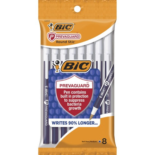 BIC BICGSAMP81BE PrevaGuard Round Stic Ballpoint Pen