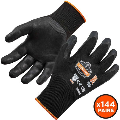 Ergodyne EGO17855 ProFlex 7001 Abrasion-Resistant Nitrile-Coated Gloves - DSX