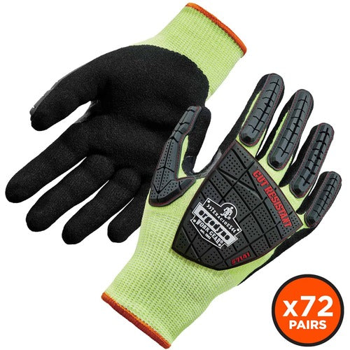 Ergodyne EGO17834 ProFlex 7141 Nitrile-Coated DIR Level 4 Cut-Resistant Gloves