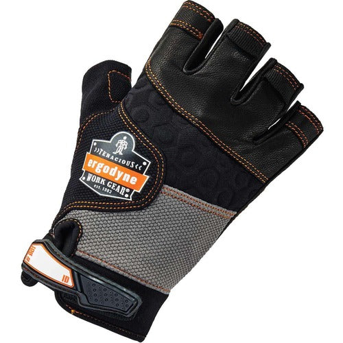Ergodyne EGO17782 ProFlex 901 Half-Finger Leather Impact Gloves