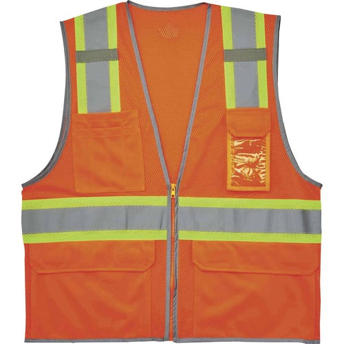 Ergodyne EGO24139 8246Z Two-Tone Mesh Vest Type R, Class 2