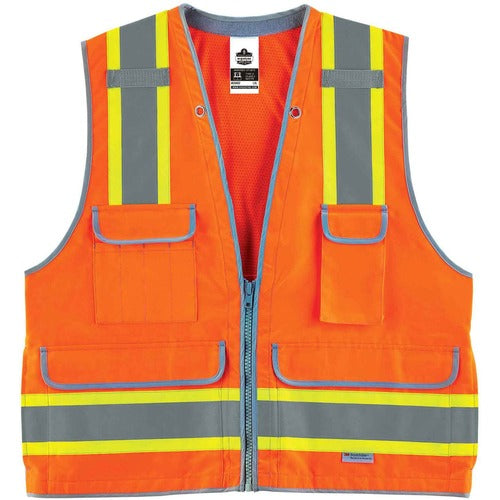 Ergodyne EGO21455 8254HDZ Type R Class 2 Heavy-Duty Surveyors Vest