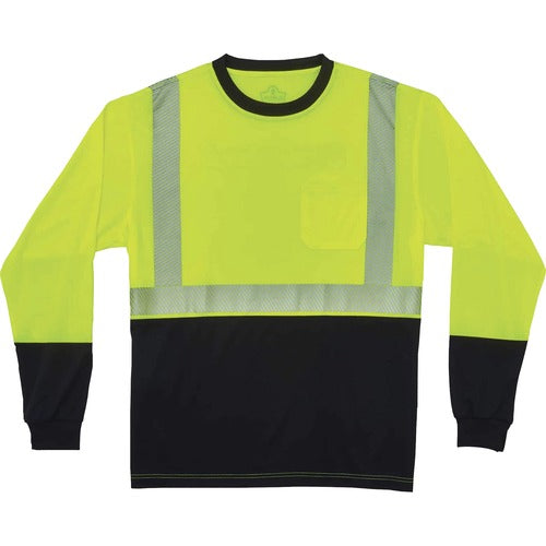 Ergodyne EGO22632 8281BK Type R Class 2 Front Long Sleeve T-Shirt