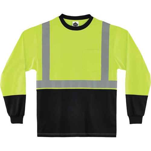 Ergodyne EGO22702 8281BK Type R Class 2 Front Long Sleeve T-Shirt