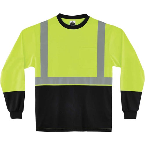 Ergodyne EGO22705 8281BK Type R Class 2 Front Long Sleeve T-Shirt