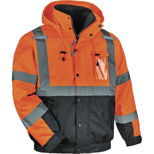 Ergodyne EGO25587 8381 Hi-Vis 4-in-1 Bomber Jacket Type R Class 3