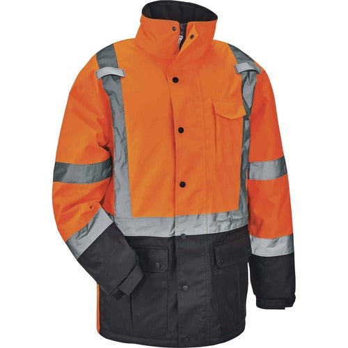 Ergodyne EGO25575 8384 Type R Class 3 Hi-Vis Quilted Thermal Parka