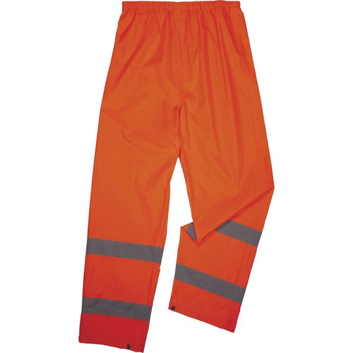 Ergodyne EGO25446 8916 Lightweight Hi-Vis Rain Pants - Class E