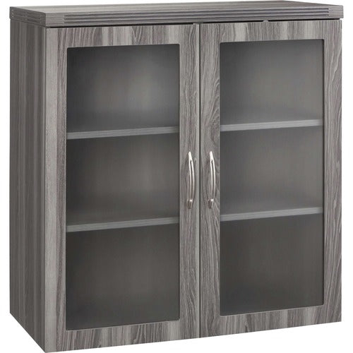 Safco SAFAGDCLGS Aberdeen Series Glass Display Cabinet