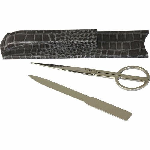 Protacini DACA6219 Castlerock Gray Italian Patent Leather Library Set