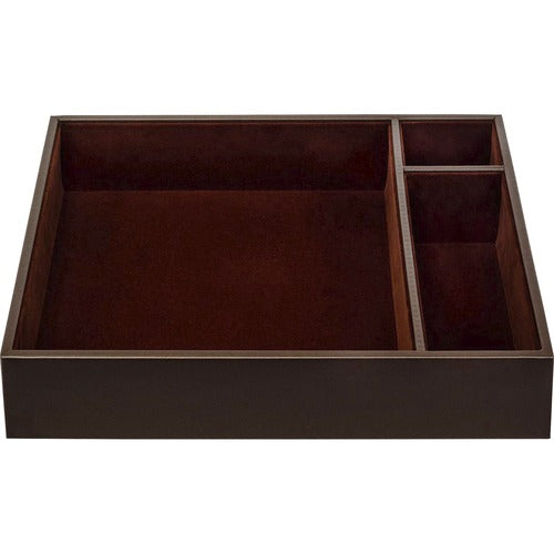 Dacasso DACA3340 Leatherette Conference Room Organizer Tray
