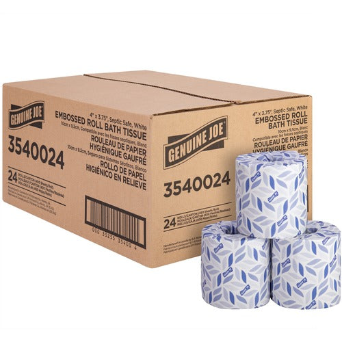 Genuine Joe GJO3540024 2-ply Bath Tissue Rolls